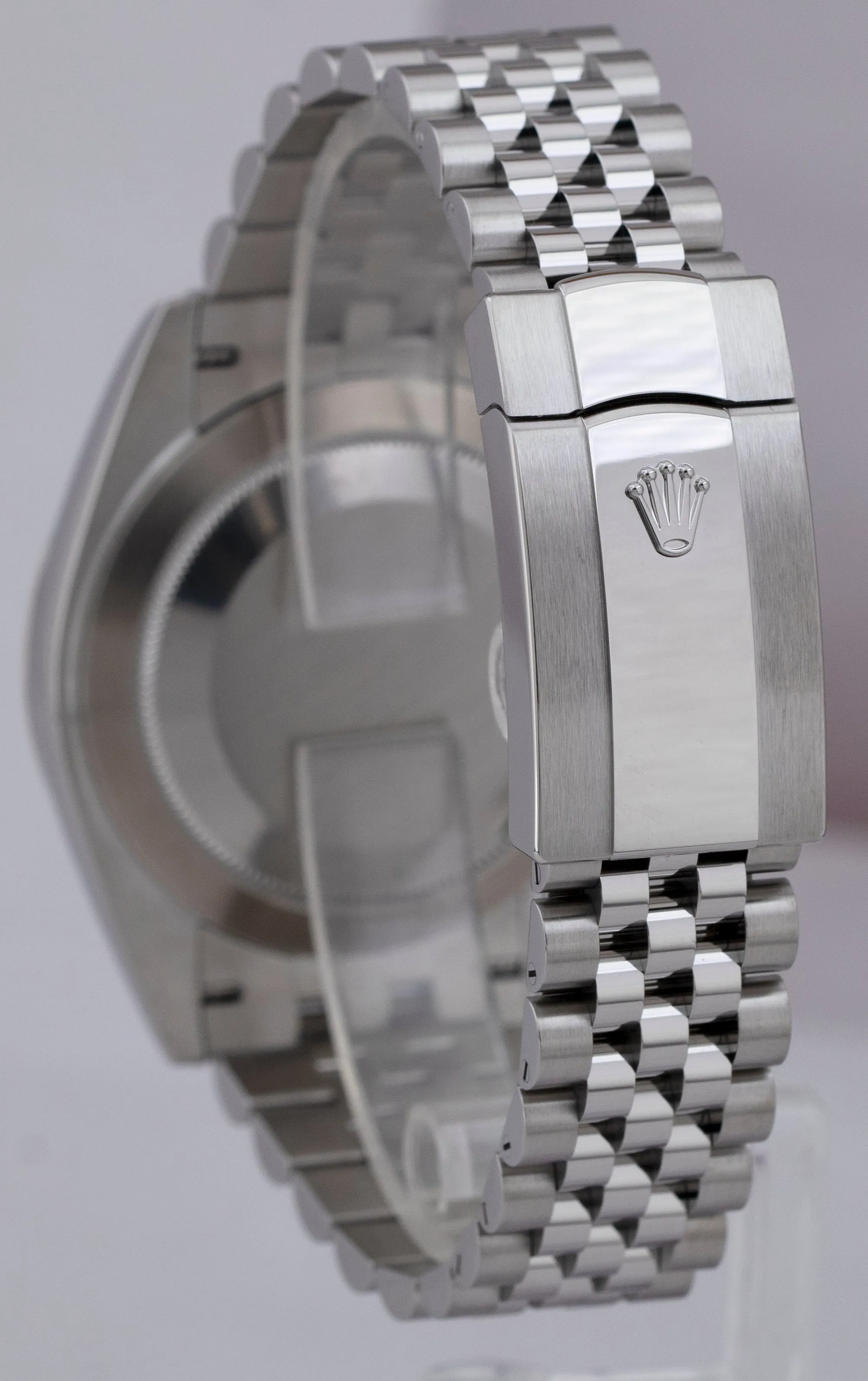 NEW OCT 2022 Rolex DateJust 41 Wimbledon Fluted Stainless Watch Jubilee 126334