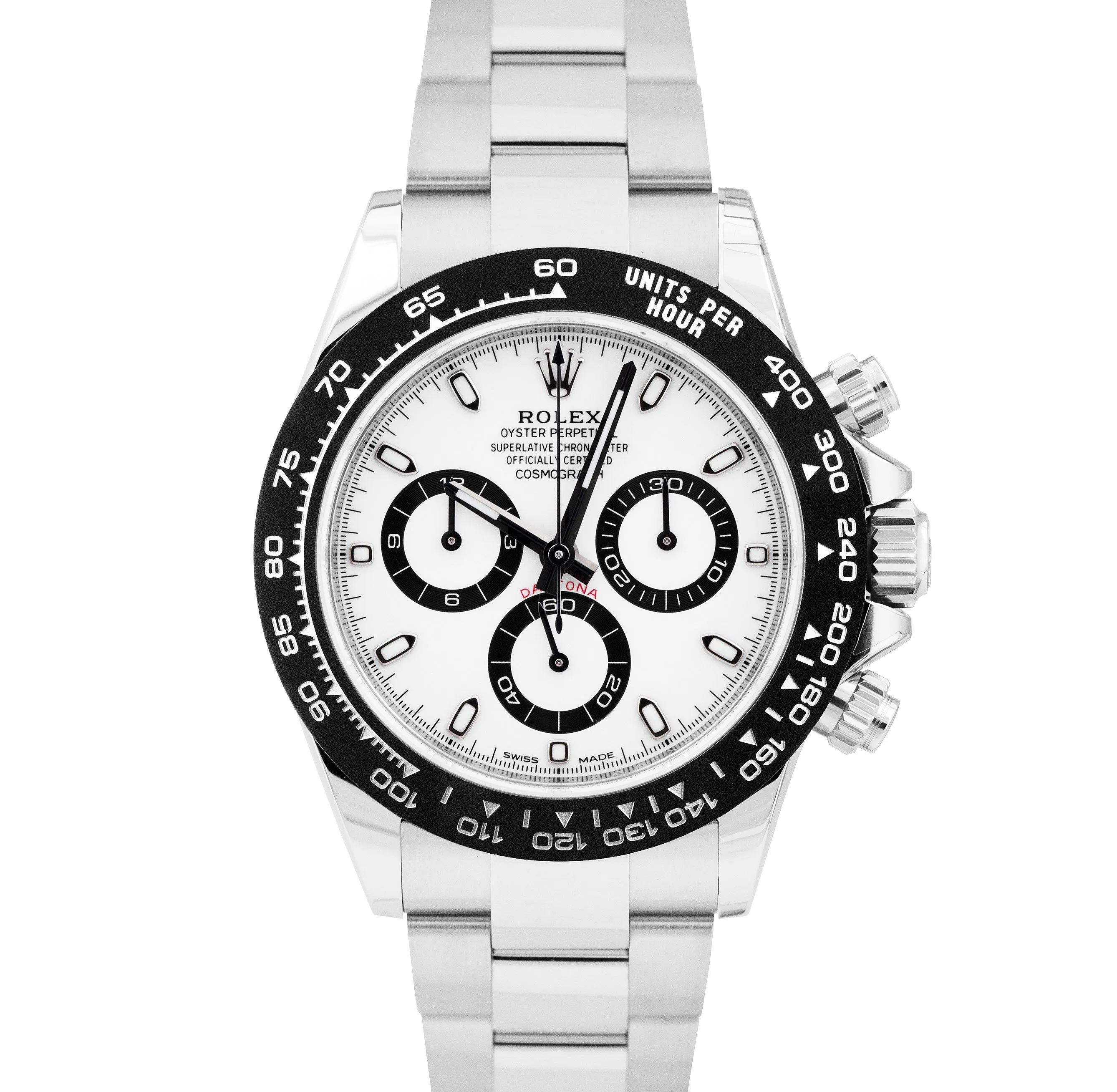 NEW OCT 2022 Rolex Daytona Cosmograph 40mm PANDA Stainless Watch 116500 LN FULL