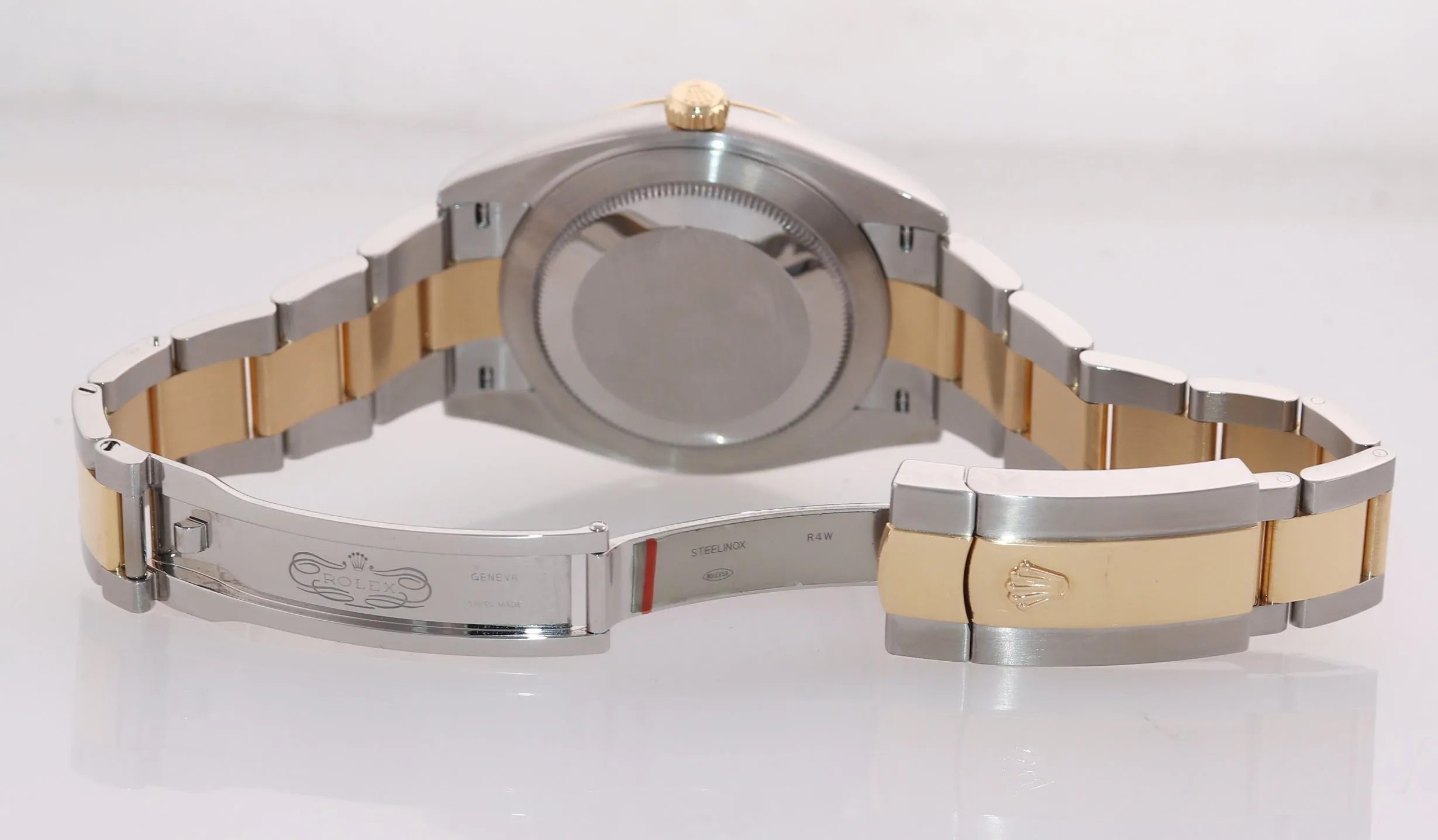 NEW Rolex DateJust 41 126333 Two Tone Yellow Gold Black Stick 41mm Watch