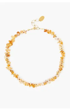 NG-14369LQ citrine necklace