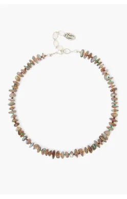 NS-14369 labradorite mix necklace