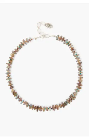 NS-14369 labradorite mix necklace