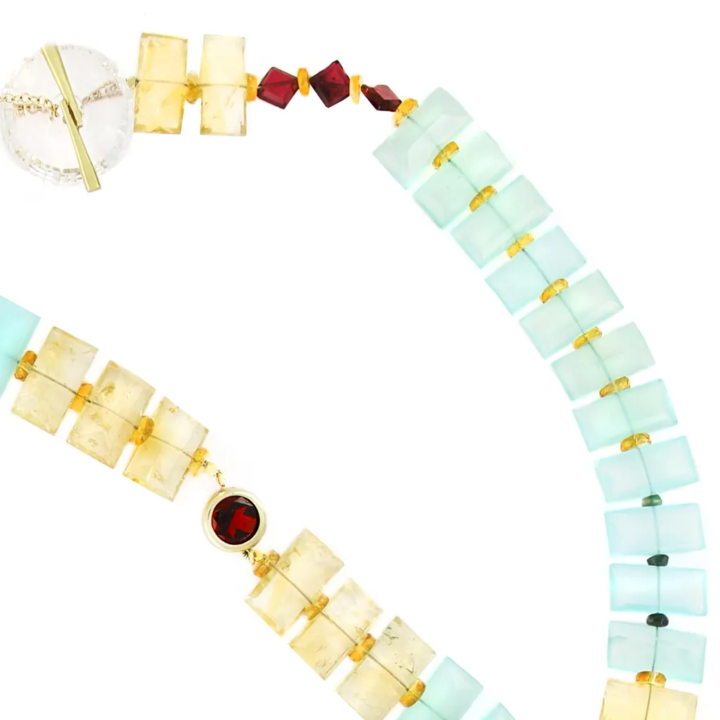 Ocean View Piano Key Necklace