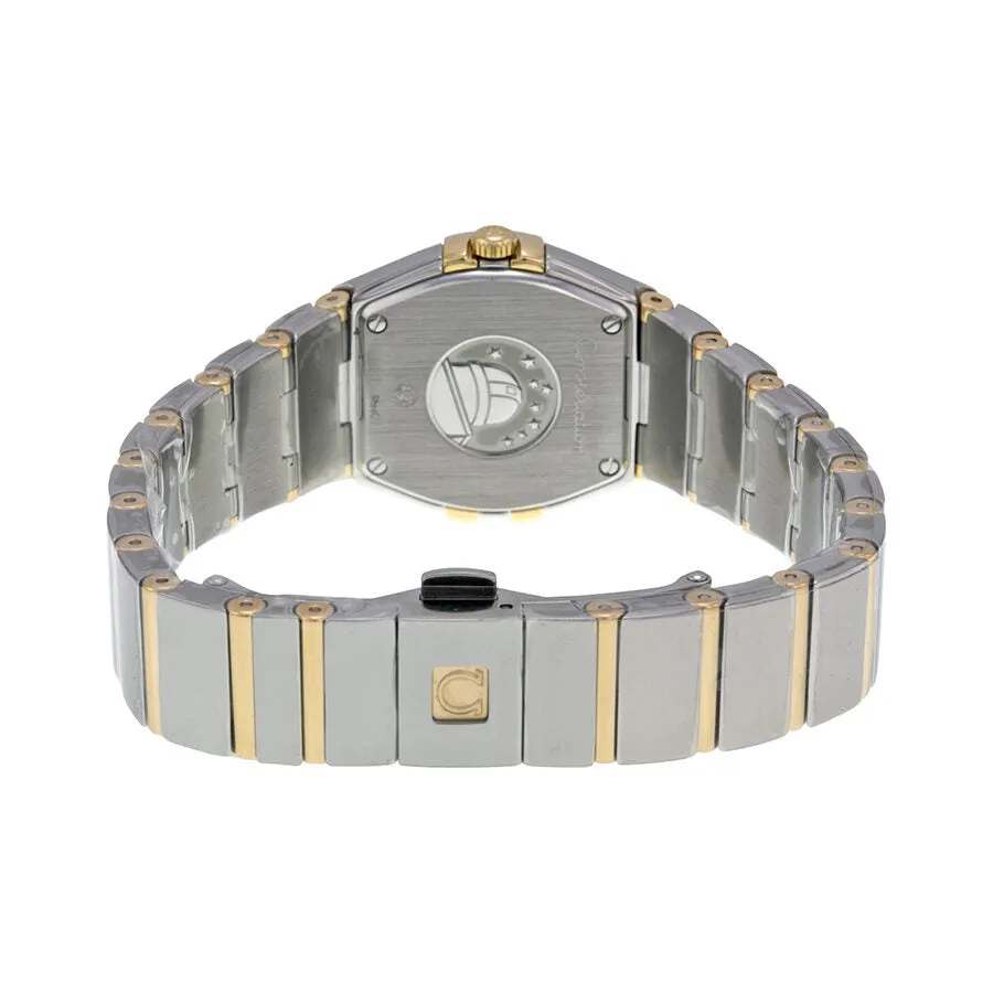 Omega Constellation Champagne Dial Yellow Gold and Stainless Steel Ladies Watch 12320246008002