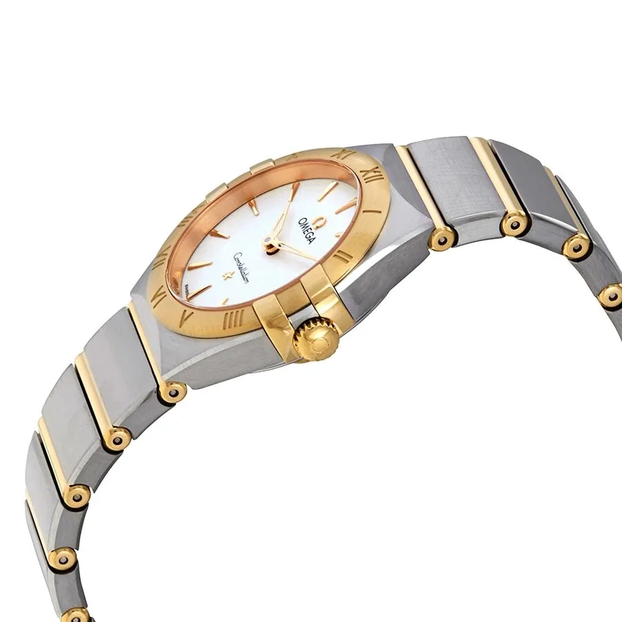 Omega Constellation Manhattan Steel and 18kt Yellow Gold Ladies Watch 131.20.28.60.02.002