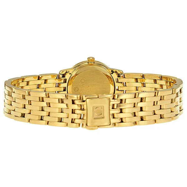 Omega De Ville Prestige Mother of Pearl Yellow Gold Ladies Watch 4170.71