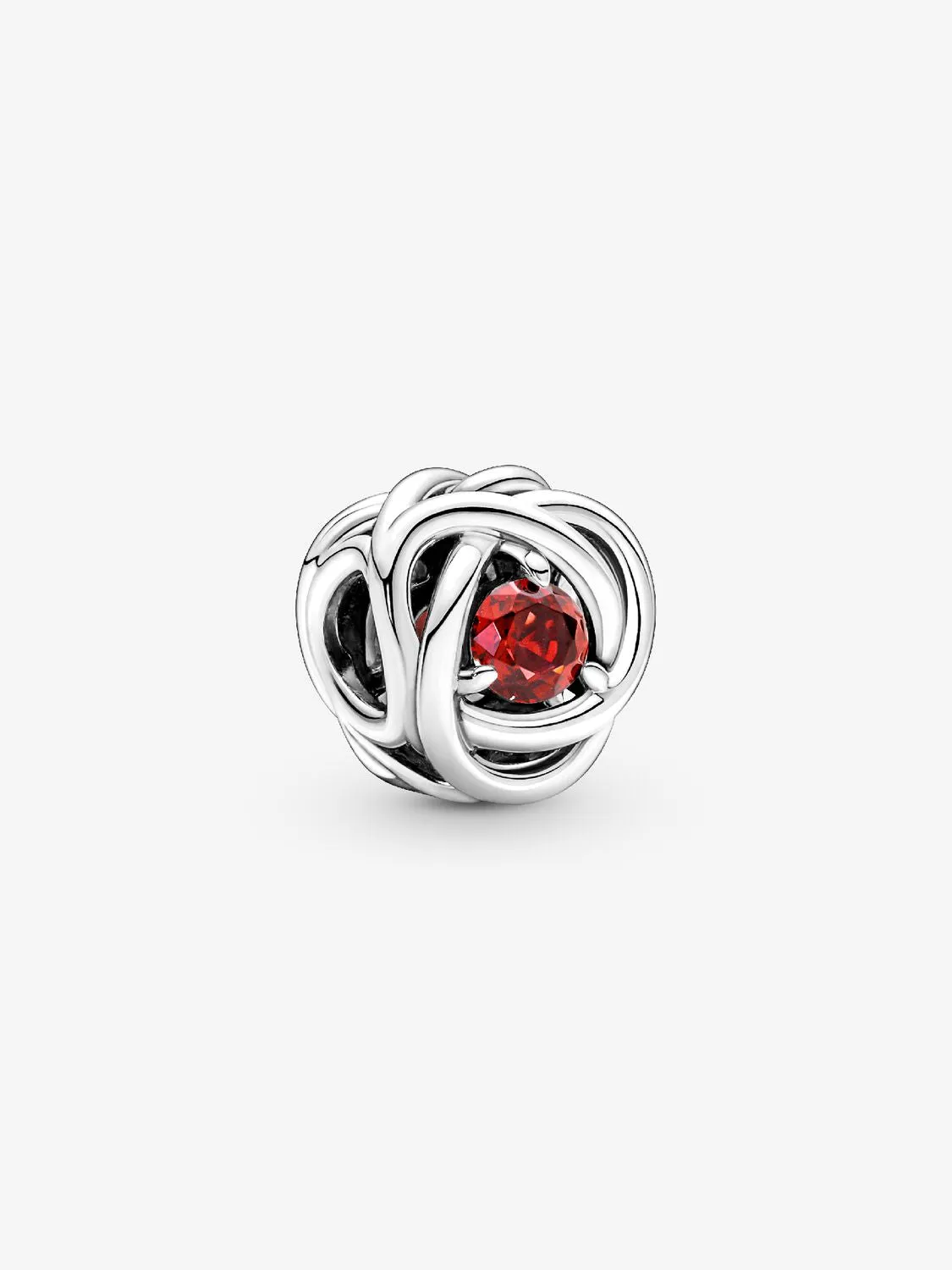 Pandora July True Red Eternity Circle Charm