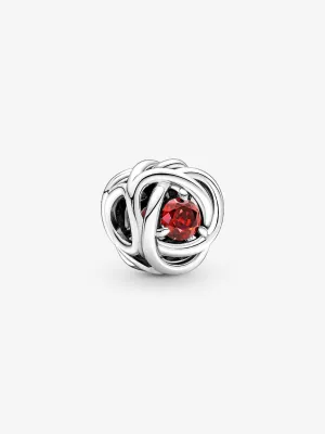 Pandora July True Red Eternity Circle Charm