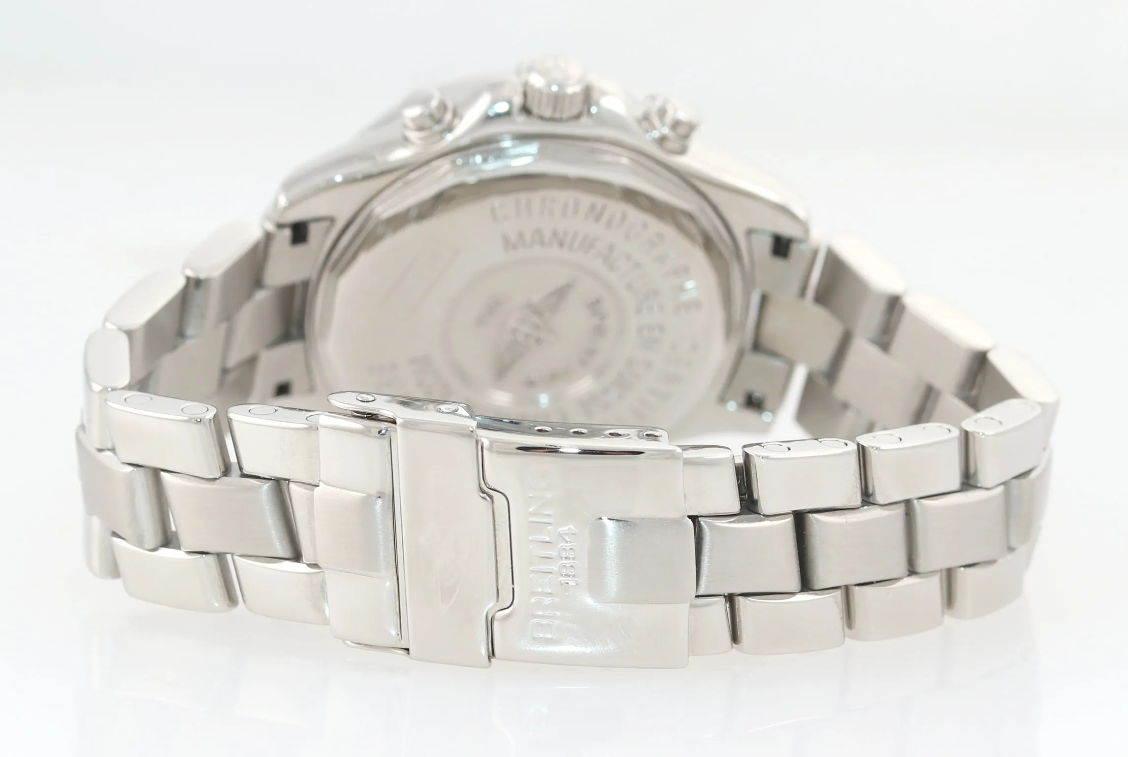 PAPERS MINT Breitling Colt Ocean Chronograph A53350 Quartz Steel 38mm Blue Watch
