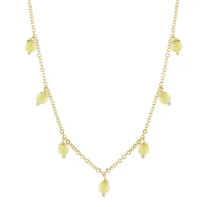 Pastel Pearl Dangling Choker