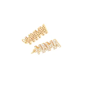 Pave Mama Charm ~ Charm for Necklaces and Bracelets