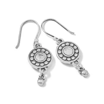 Pebble Dot Medali Reversible French Wire Earrings JA886B