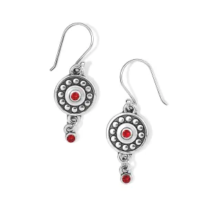 Pebble Dot Medali Reversible French Wire Earrings JA886B