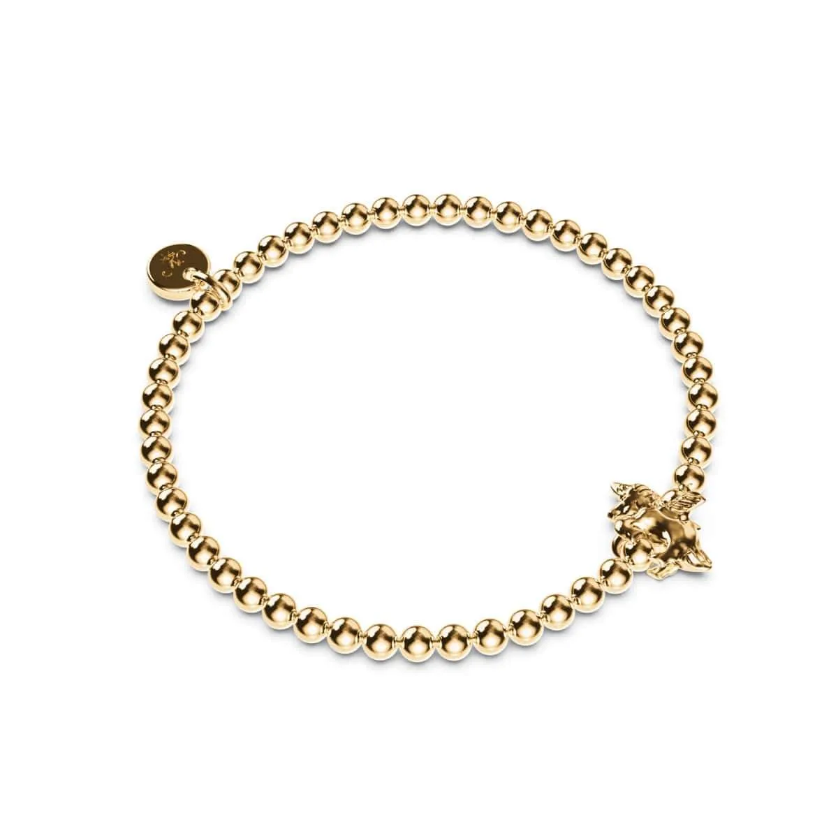 Pegasus | 18k Gold | Winged Unicorn Charm Bracelet
