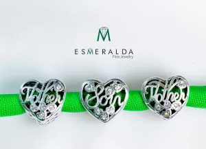 Personalized Bracelet Heart-Charm