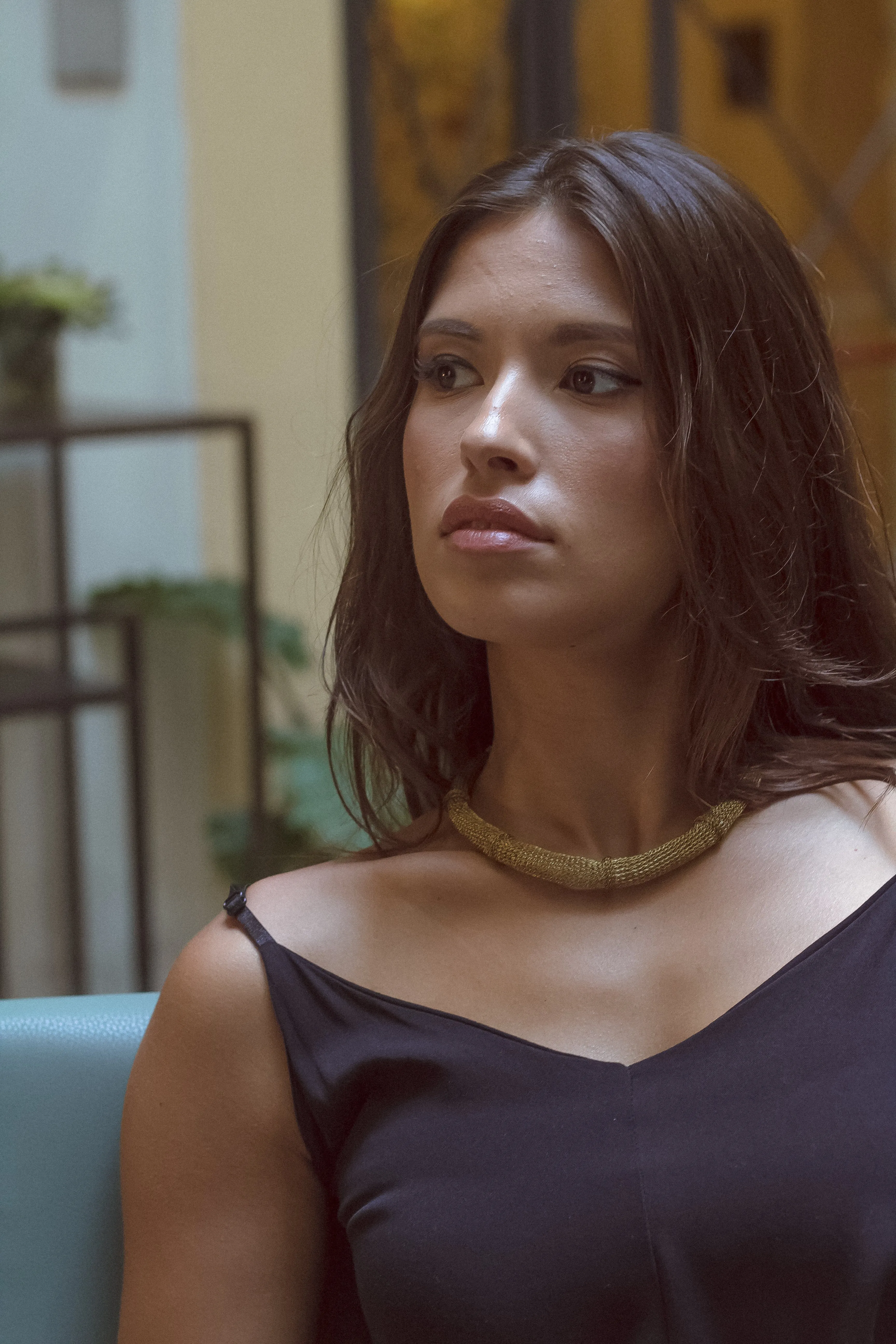 Phylum brass basic choker