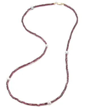 Pillar & Pearl Necklace
