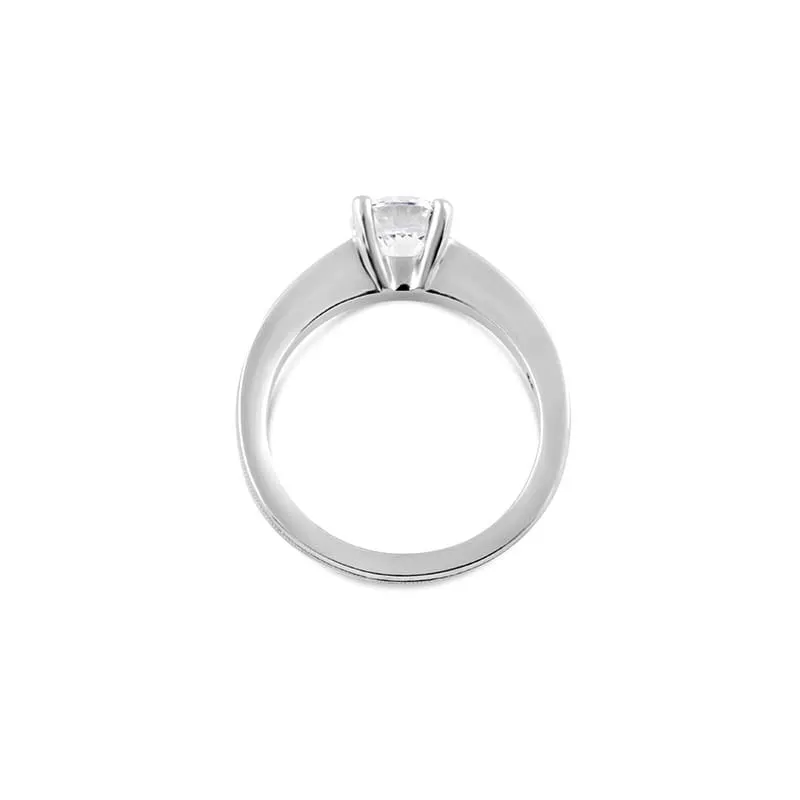 Platinum R297-1D Engagement Ring