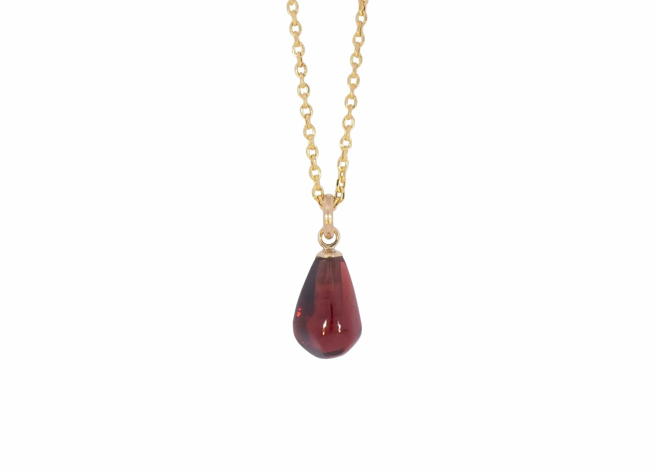 Pomegranate Seed Necklace- Garnet