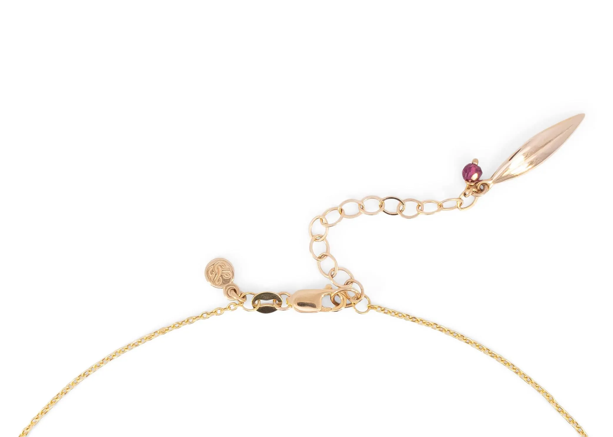 Pomegranate Seed Necklace- Garnet