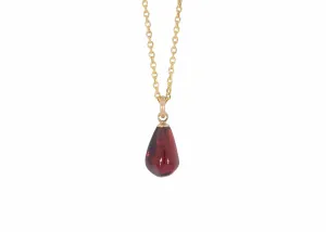 Pomegranate Seed Necklace- Garnet