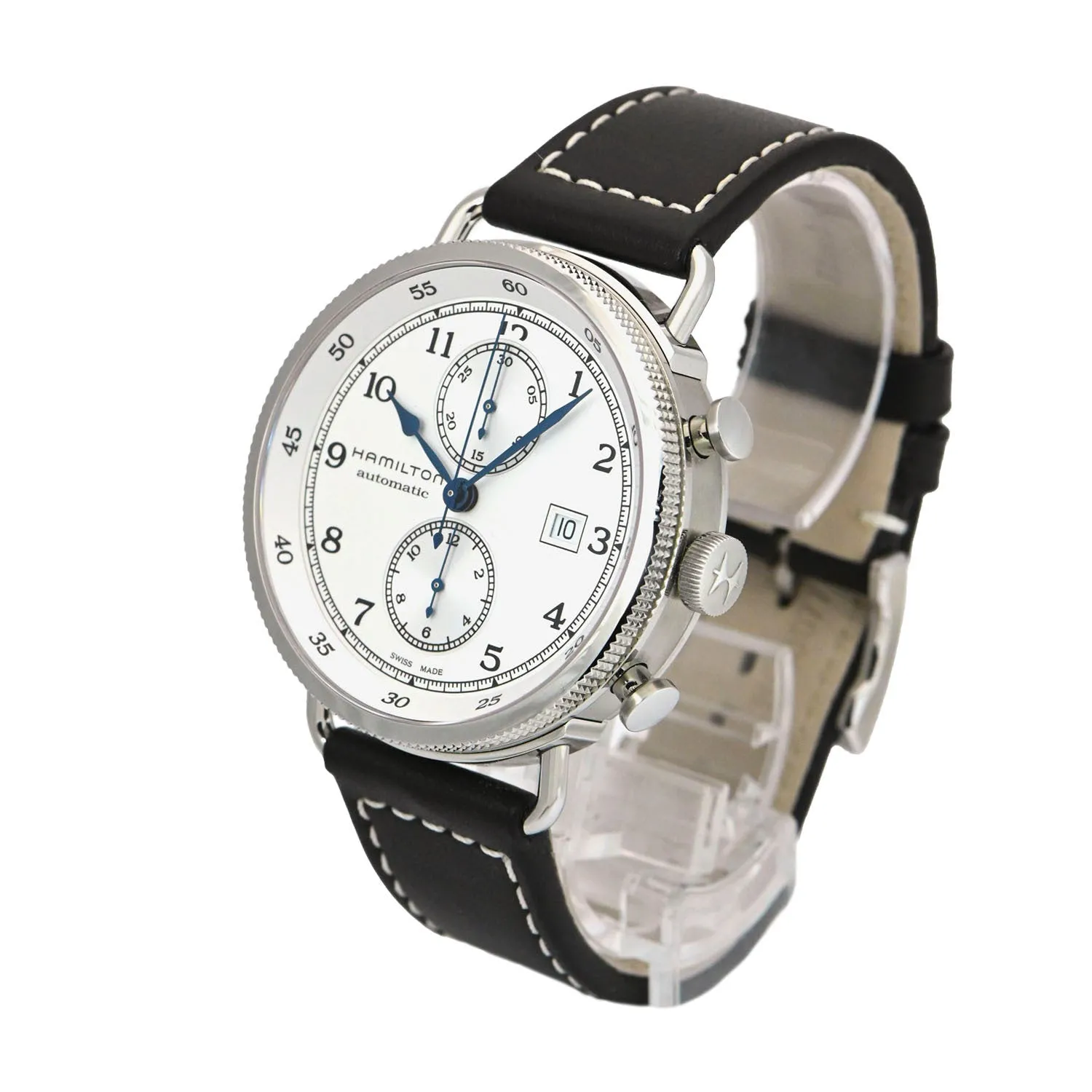 Pre-Owned Hamilton Khaki Navy Pioneer Auto Chrono Automatic – H77706553