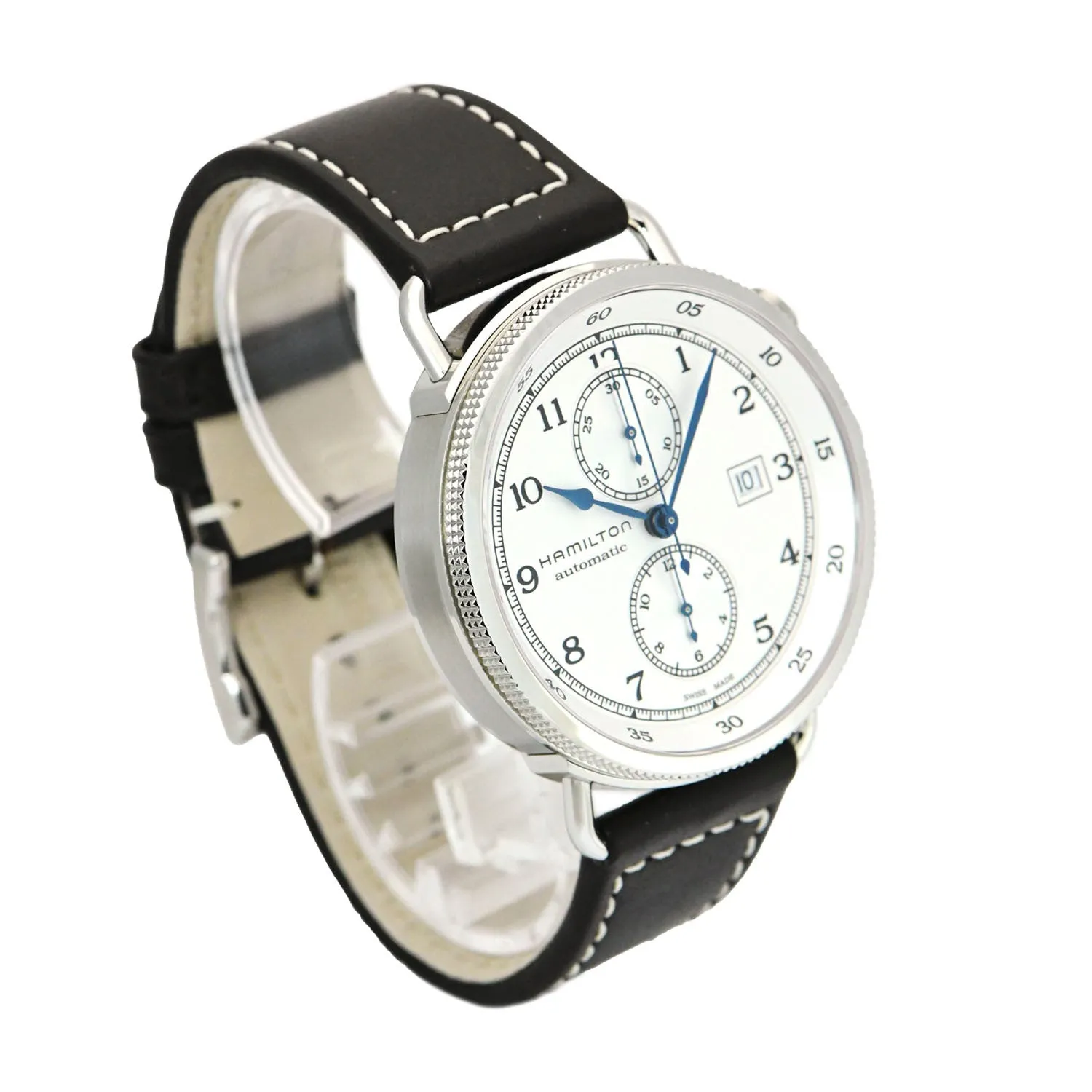 Pre-Owned Hamilton Khaki Navy Pioneer Auto Chrono Automatic – H77706553