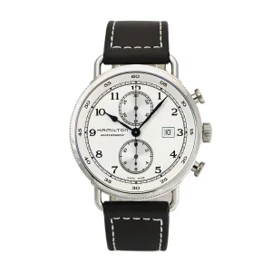 Pre-Owned Hamilton Khaki Navy Pioneer Auto Chrono Automatic – H77706553
