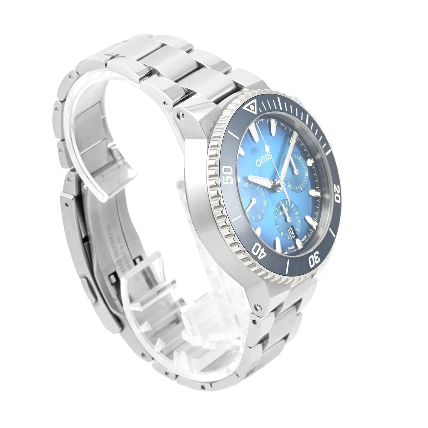 Pre-Owned Oris Aquis Automatic Chronograph – PRE-01 771 7793 4155-07 8 23 01PEB