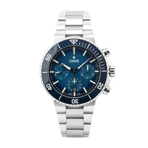 Pre-Owned Oris Aquis Automatic Chronograph – PRE-01 771 7793 4155-07 8 23 01PEB