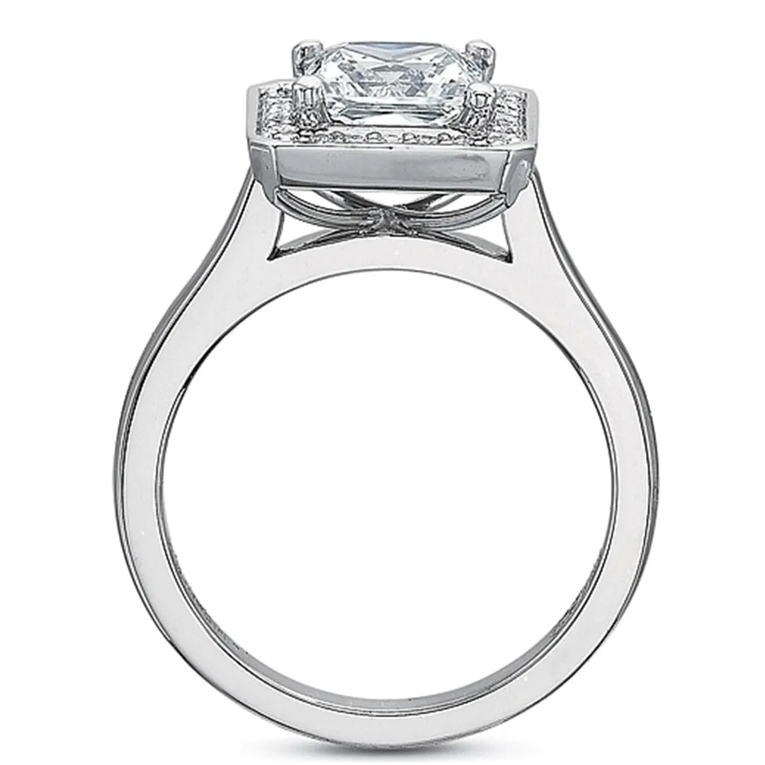 Precision Set Flush Fit Diamond Engagement Ring