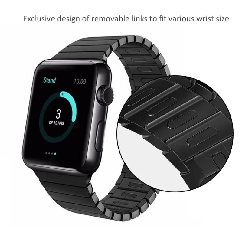 Premium Quality Furper Stainless Steel Link Bracelet for All Apple Watch Series