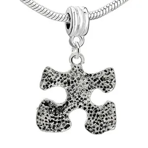 Puzzle Piece Charm Bead Pendant