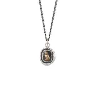 Pyrrha Watch Over Me 14K Gold On Silver Talisman