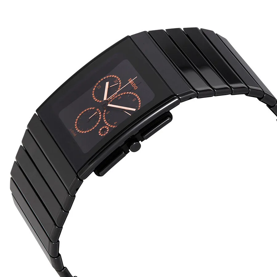 Rado Ceramica XL Chronograph Black Dial Men's Watch R21714722