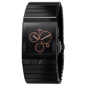 Rado Ceramica XL Chronograph Black Dial Men's Watch R21714722