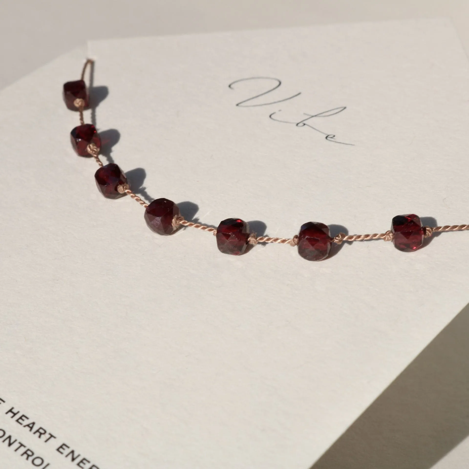RED GARNET 7 STONE
