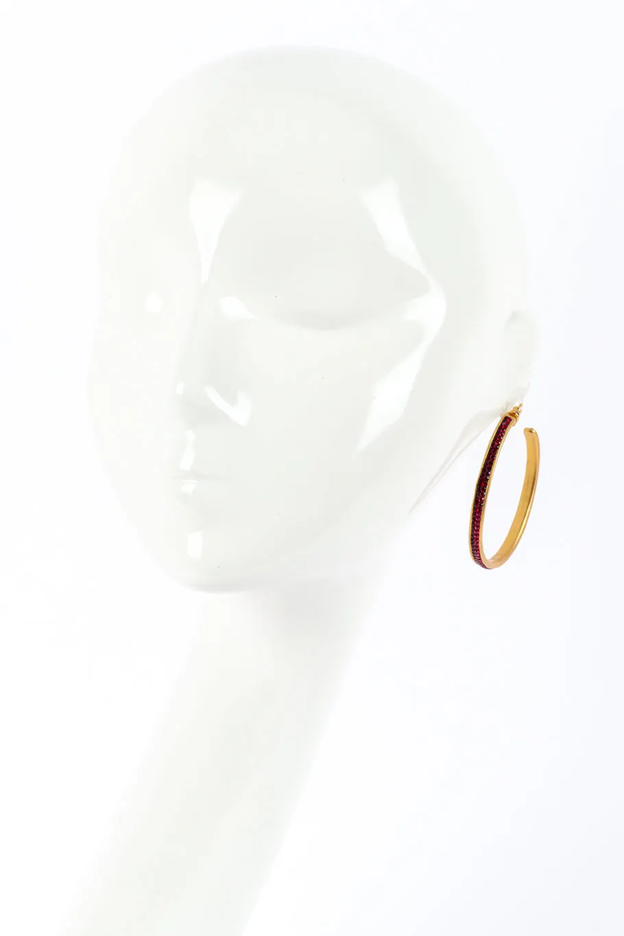 Rhinestone Hoop Earrings