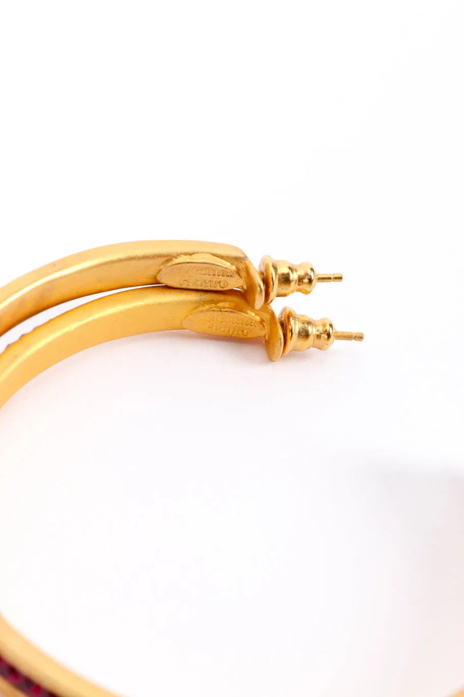 Rhinestone Hoop Earrings