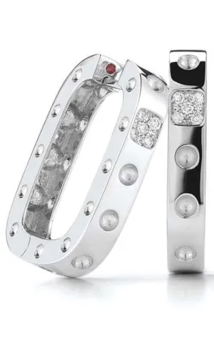 Roberto Coin Pois Mois Earrings White Gold and Diamonds (888524AWERX0)