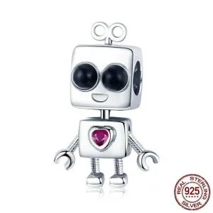 Robot Girls Boys Charm