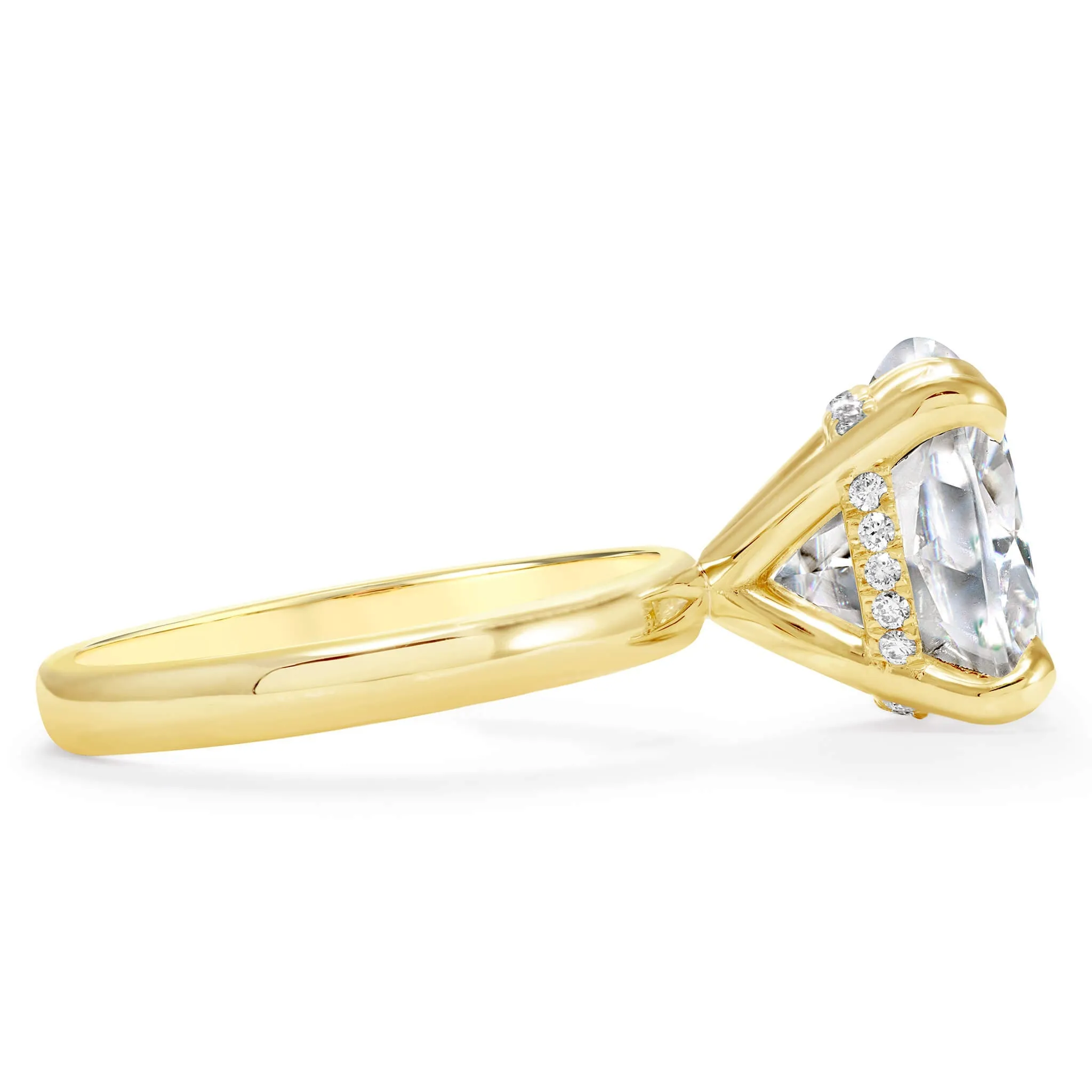 Rose | Cushion Moissanite Engagement Ring