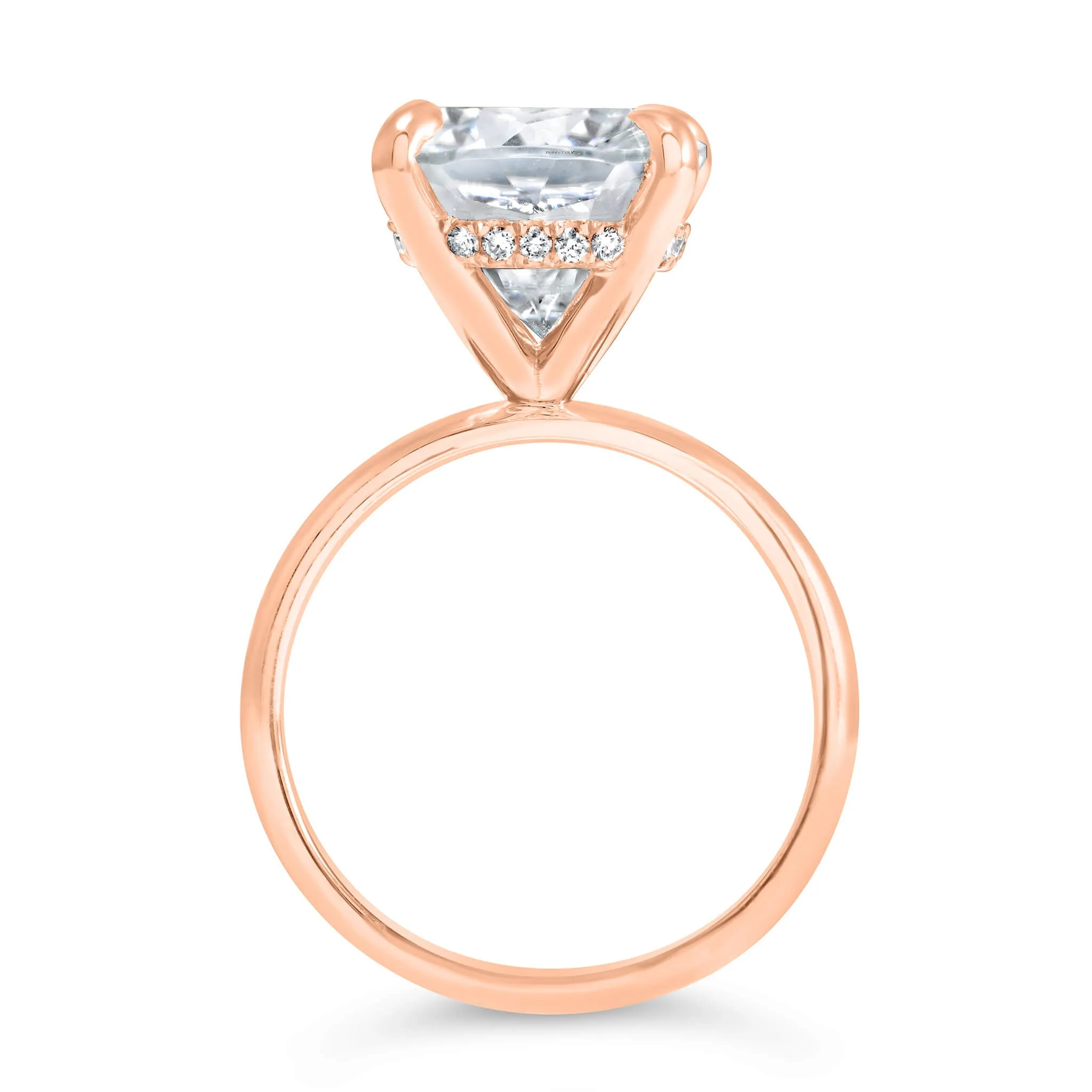 Rose | Cushion Moissanite Engagement Ring
