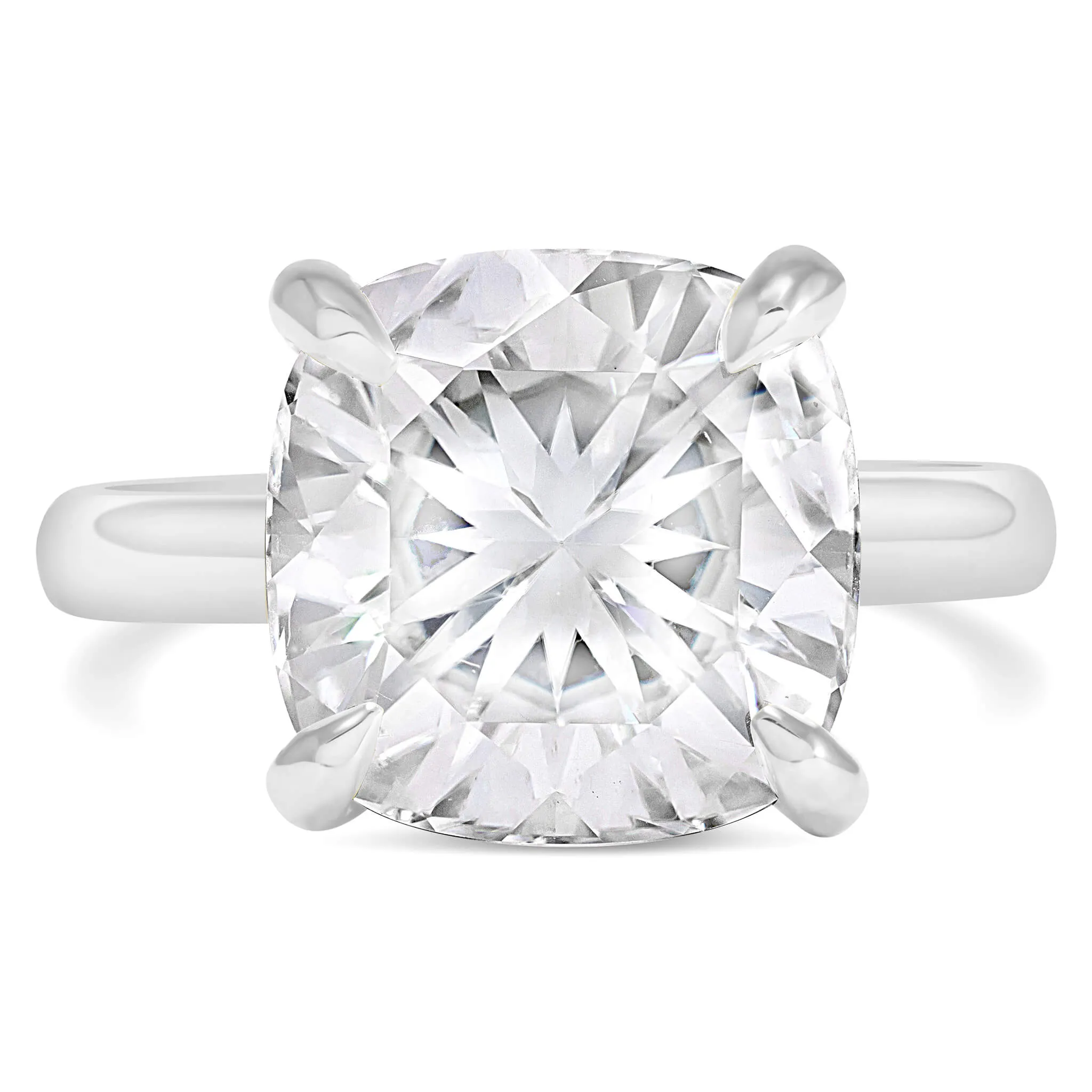 Rose | Cushion Moissanite Engagement Ring