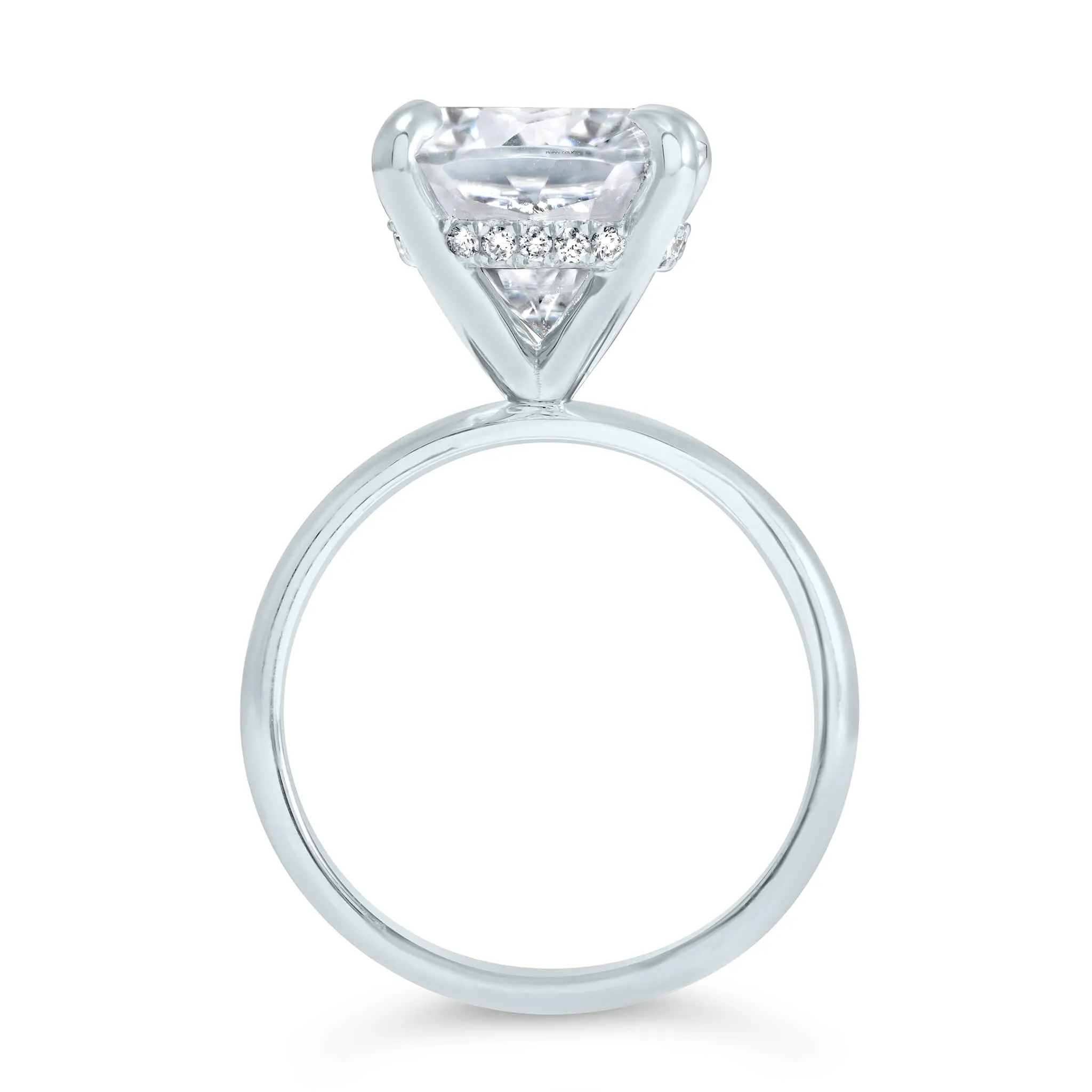 Rose | Cushion Moissanite Engagement Ring