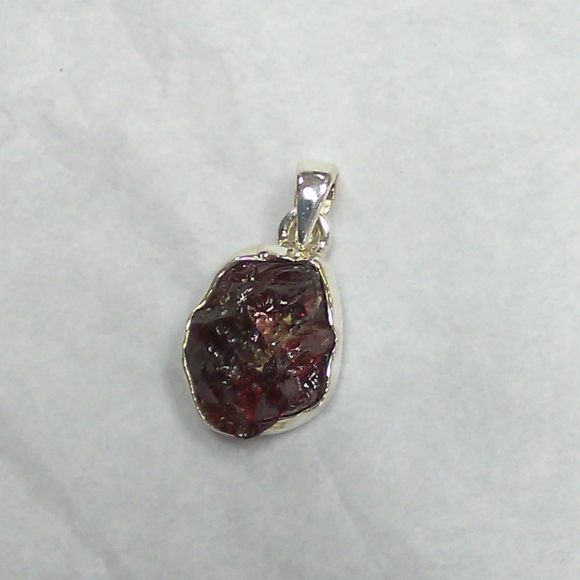 Rough Garnet Pendant
