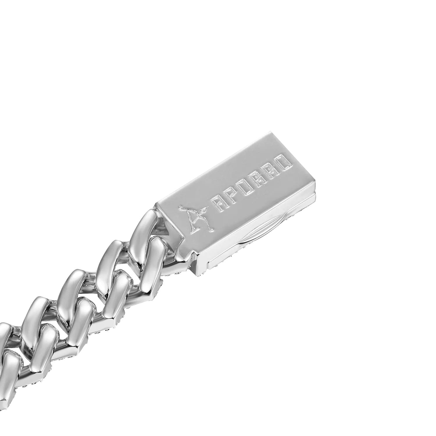 Round Cut Prong Cuban Link Bracelet - 15mm