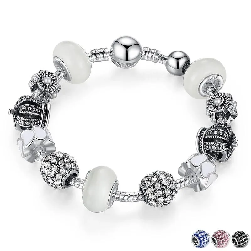 Royal Crown Charm and Crystal Ball