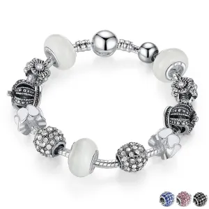Royal Crown Charm and Crystal Ball
