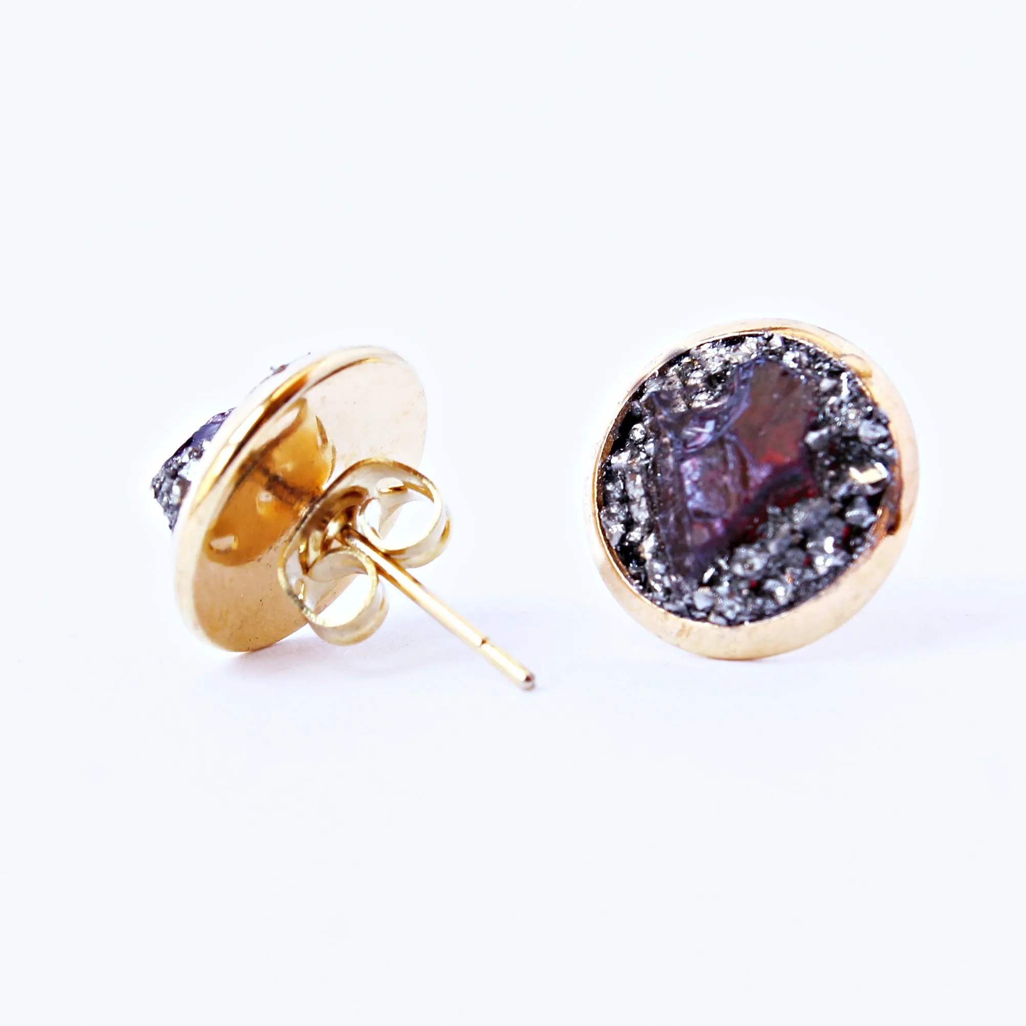 Ruby Stud Earrings
